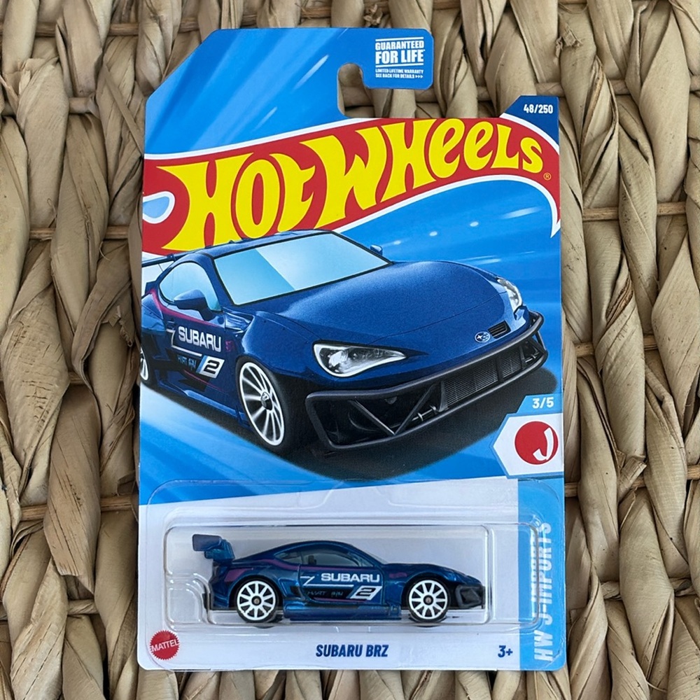 Subaru BRZ Kids Toy Car Blue Hot Wheels Hotwheels Mattel New 2026